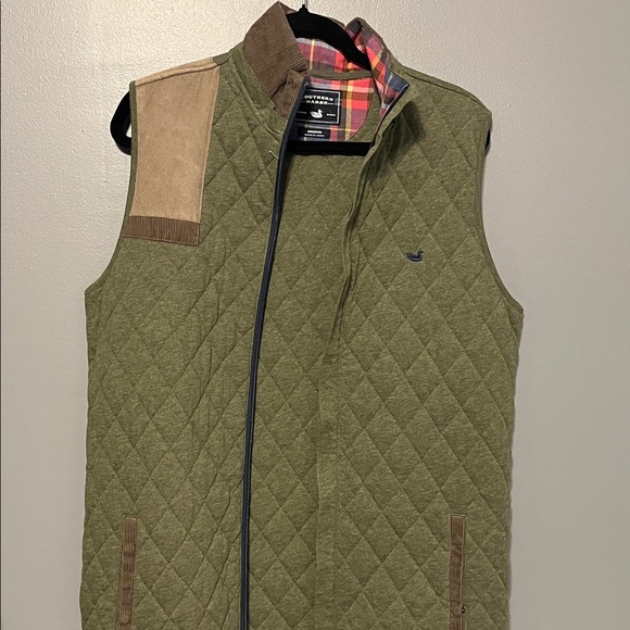 Southern Marsh Other - Southern marsh Men's Quilted Olive Green Vest